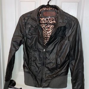 Ci Sono by Cavalini leather coat